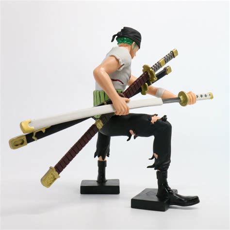 One Piece Zoro Cartoon Toys Wholesale Japanese Anime Figure 17cm