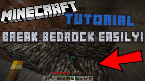 CÁch PhÁ Bedrock Minecraft 114 How To Break Bedrock Minecraft