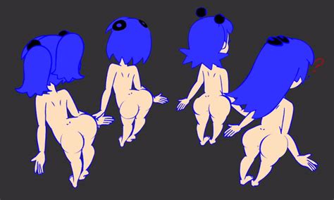 Rule 34 4girls Animated Anus Ass Blinky Blinky Pac Man Blue Hair Bouncing Ass Butt Butthole