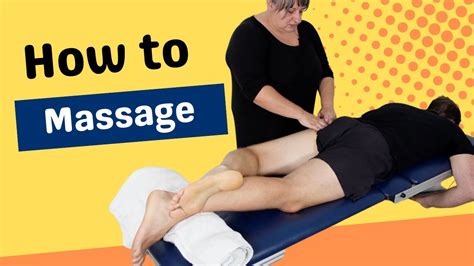 Leg Pain Relief Massage Techniques Demonstration Youtube