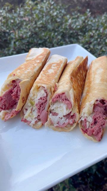 Cut Da Carb Flatbread On Instagram Low Carb Reubens Crispy Savory