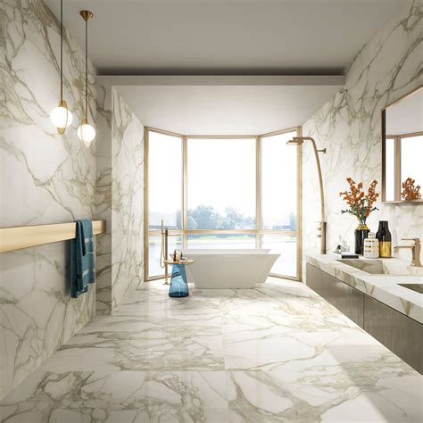 Gold Calacatta Natural Porcelain Tiles