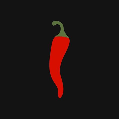 Premium Vector Red Hot Chili Peppers Isolated On White Background