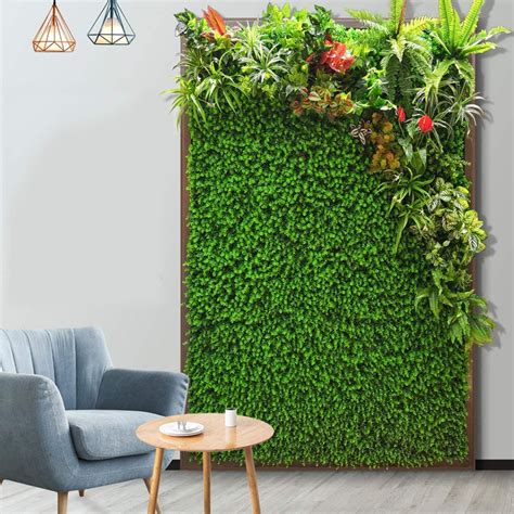 Uyoyous Pcs X Faux Boxwood Hedge Greenery Backdrop Artificial