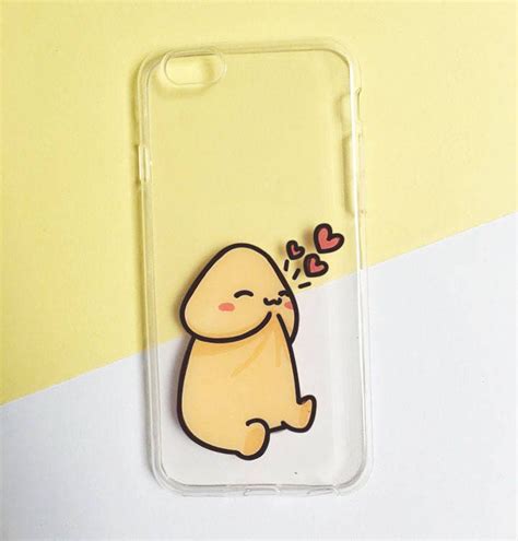 Hand Painted Cute Penis Phone Case Iphone X Case Iphone 8