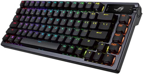 ASUS ROG Azoth DIY Custom RGB Gaming Keyboard OLED Display Tri Mode Connection Hot