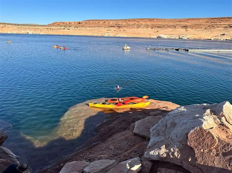 antelope canyon lake powell guided kayaking hike