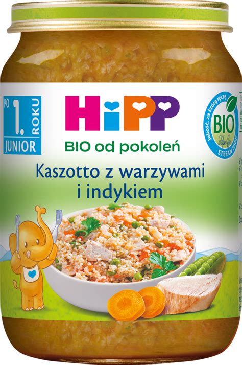 Hipp Bio Od Pokole Danie W S Oiczku Kaszotto Z Warzywami I