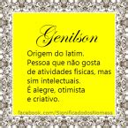 Significado Do Nome Genilson Significado Dos Nomes