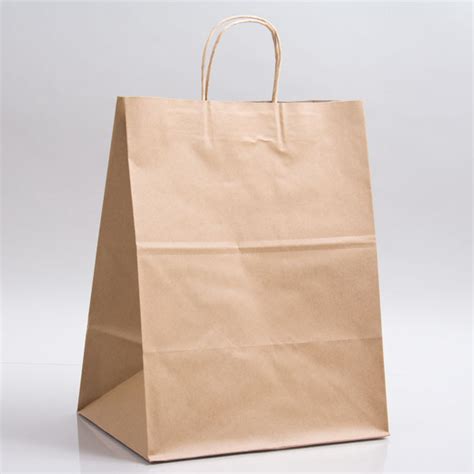 Ecoplus™ Recycled Natural Kraft Brown Paper Shopping Bags