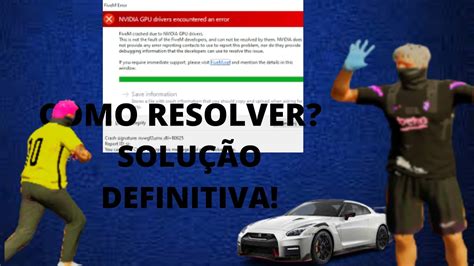 COMO RESOLVER O ERRO DA NVIDIA NO FIVEM FACIL E RAPIDO YouTube