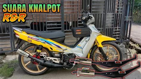 SUARA KNALPOT RACING FIZR R R 100 MIRIP AHM YouTube