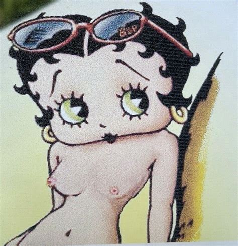 Nude Betty Boop Production Cel Clear Naked Nude X Rated Animation Cell