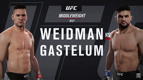 Ea Sports Ufc Chris Weidman Vs Kelvin Gastelum Ufc On Fox Full