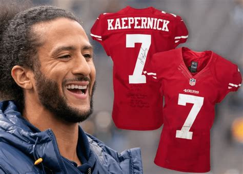 Colin Kaepernick S Game Used Jersey Could Land 40k In Auction