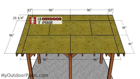 14x16 Pavilion Roof Plans Myoutdoorplans