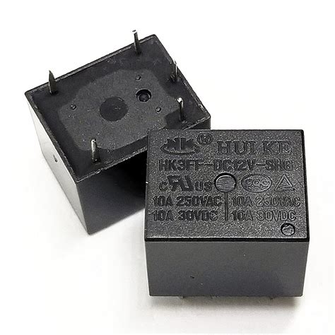 Amazon co jp 5 個のリレー HK3FF DC5V DC9V DC12V DC24V SHG 5PIN 10A 250VAC