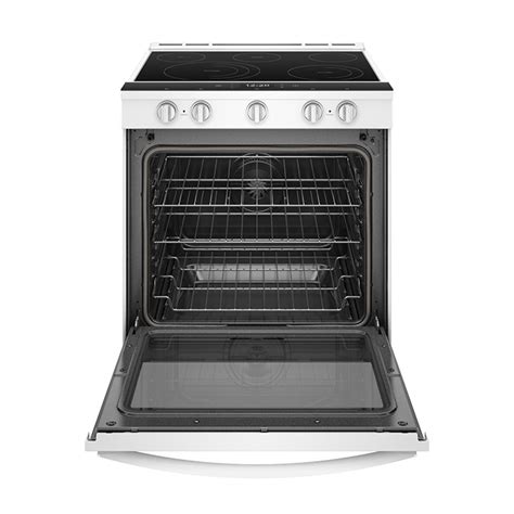 Whirlpool Slide In Electric Smart Range 64 Cu Ft White Ywee750h0hw