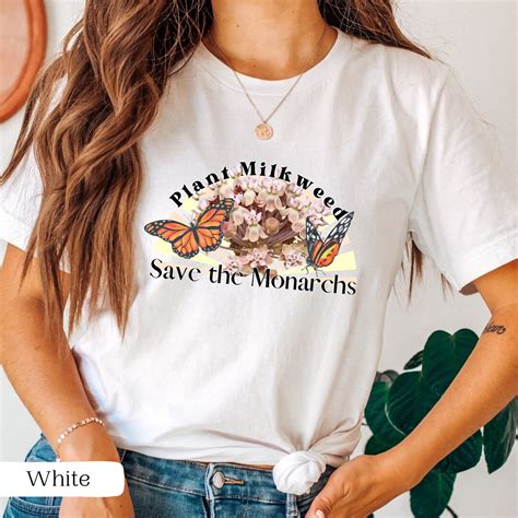 Save The Monarchs Plant Milkweed Shirt Monarch Butterfly On Etsy