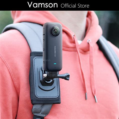 Vamson Degree Rotary Backpack Clip Chest Shoulder Clamp Mount For