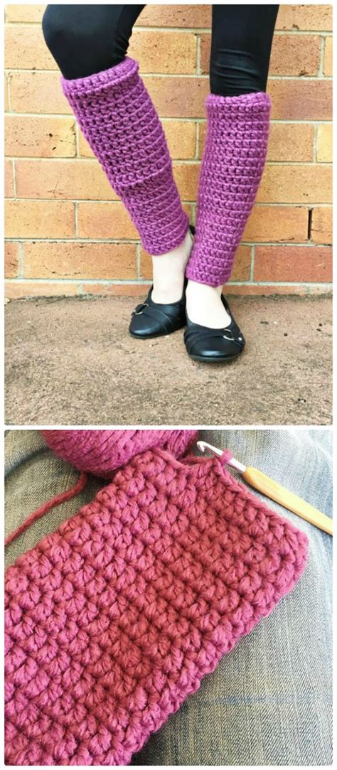 30 Free Patterns To Make Crochet Leg Warmer Diyncrafty