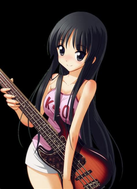 Anime girls playing electric guitars | Animoe