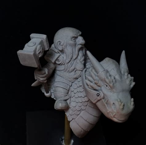 Dwarf Dragons Rider By Fungels Putty Paint