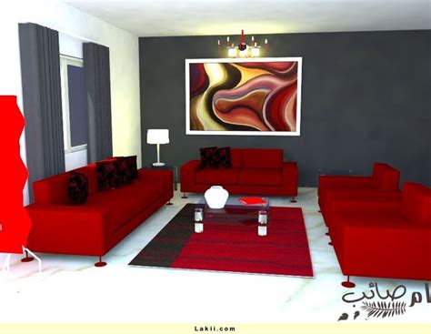 16 Black & Red Living Room Design Ideas | Decoration İdeas All About Decor