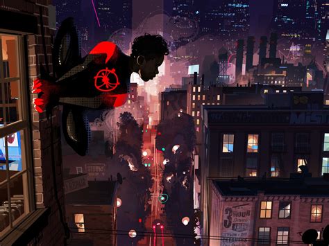 Spider Man Into The Spider Verse Concept Art By Alberto Mielgo Concept