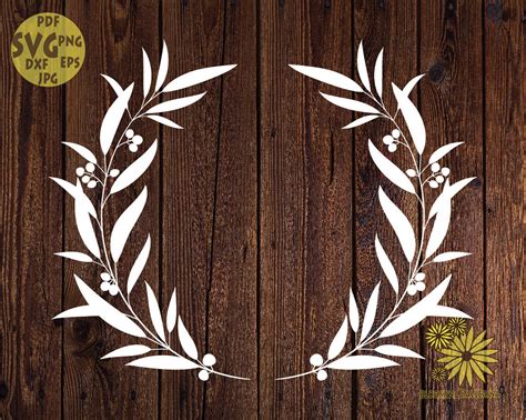 Eucalyptus Bundle Svg Eucalyptus Svg Eucalyptus Wreath Svg | Etsy