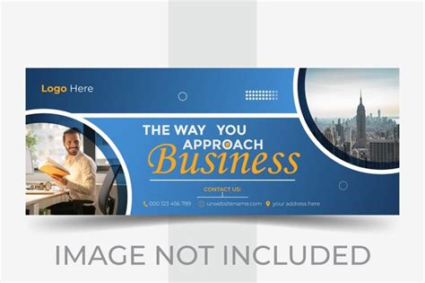Premium Vector Modern Facebook Cover Design Template
