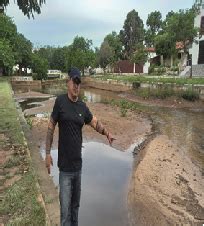 O riacho do Ponte ou piscinão do Ponte um dos principais afluentes do