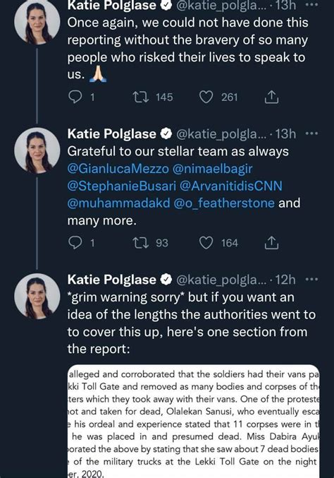 #EndSARS: CNN reporter Katie Polglase reacts to Lagos judicial panel's ...