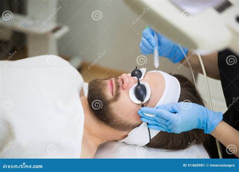 Men S Beauty Treatment Stock Image Image Of Adult Firming