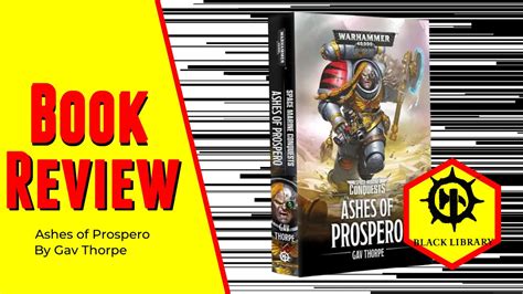 Black Library Review: Ashes of Prospero by Gav Thorpe - YouTube