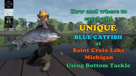 Fishing Planet Unique Blue Catfish Guide Saint Croix Lake Michigan