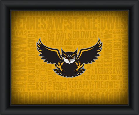 Kennesaw State University "College Logo Plus Word Clouds" - 15 x 18 ...