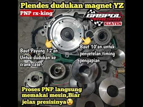 PLENDES DUDUKAN MAGNET YZ PNP RX KING YouTube