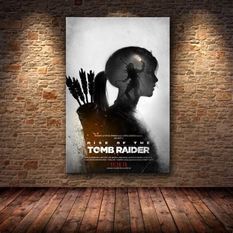 Tomb Raider Poster Lara Croft Poster Print for Gamers and Fans Home and ...