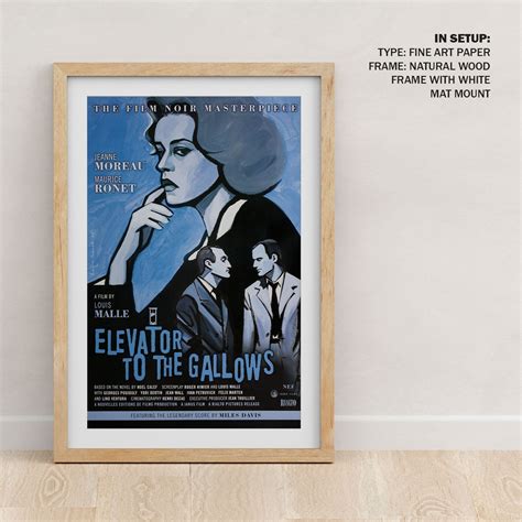 Elevator to the Gallows Old Movie Poster: Buy Movie Posters Online ...