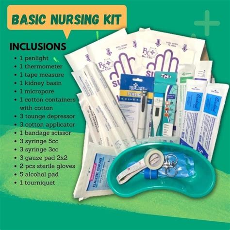 Katusok Nursing Kit Complete Set Nursing Kit Set Nursing Kit Bag