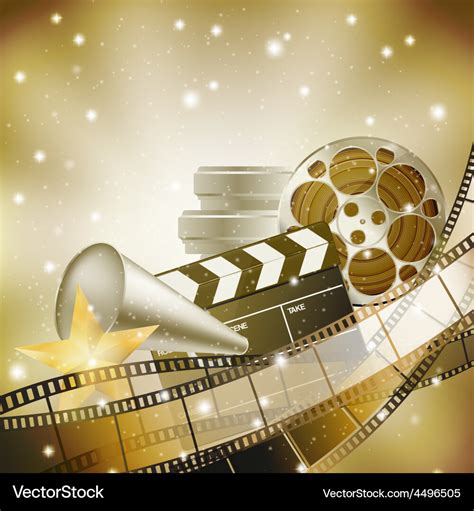 cinema film background royalty  vector image
