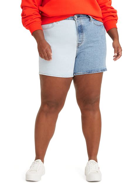 Levis® Womens Plus Size 501® Original High Rise Jean Shorts