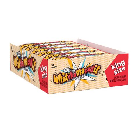 Whatchamacallit King Size Candy Bars 26 Oz 18 Count Box