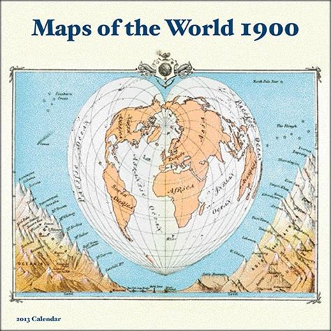 World Heart Map | Map, Wall calendar, Antique maps