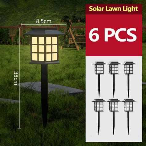 Pcs Solar Garden Lights Outdoor Waterproof Camping Light Led Light