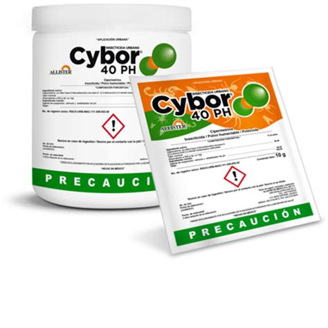 Cybor Ph 40 Insecticida Urbano Formulado En Polvo Humectable Y Soluble En Agua Presentación