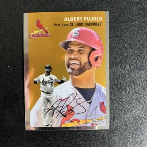 2023 Topps Chrome Platinum 359 Albert Pujols Image Variation SP