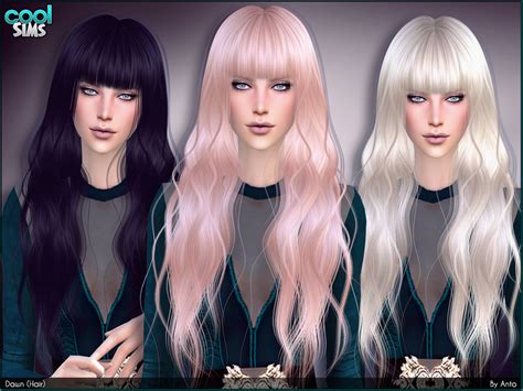 The Sims Resource Anto Dawn Hair