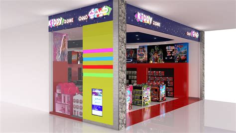 Toy Shop Inside Furniture Design 3d Interior Layoutfor Retail Store